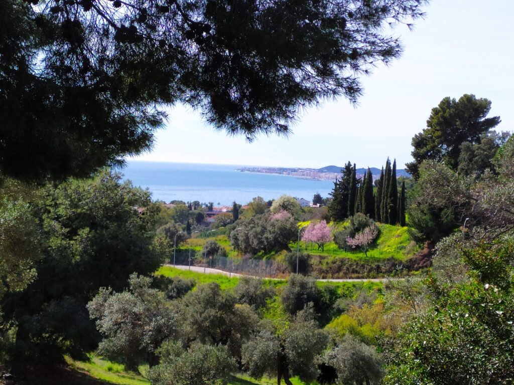 View of countryside towards Fuengirola