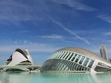 Valencia City Science modern park Spain