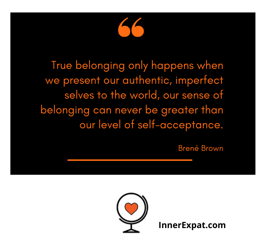 Brene Brown belong quote