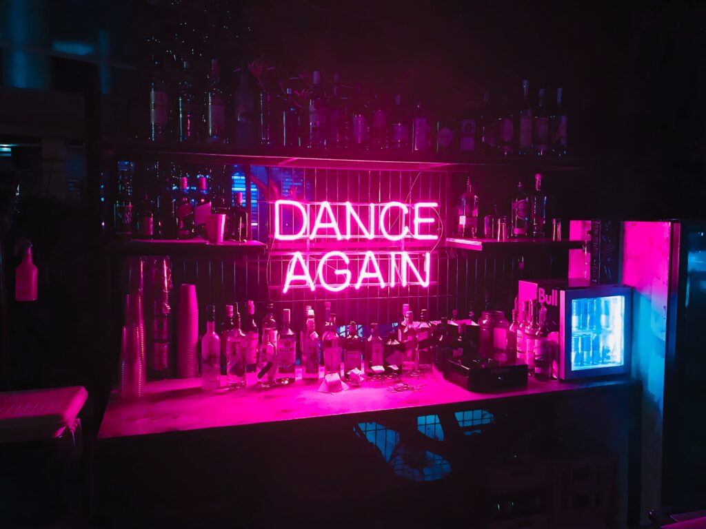 dance again nightclub lights