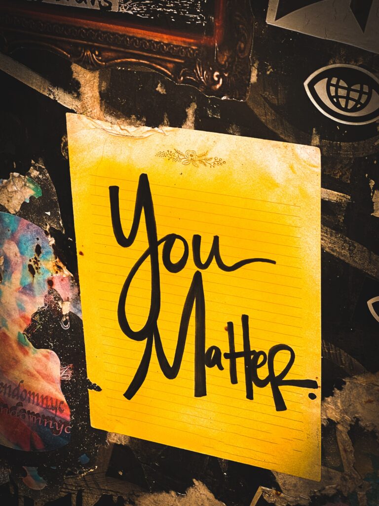 You matter in writing