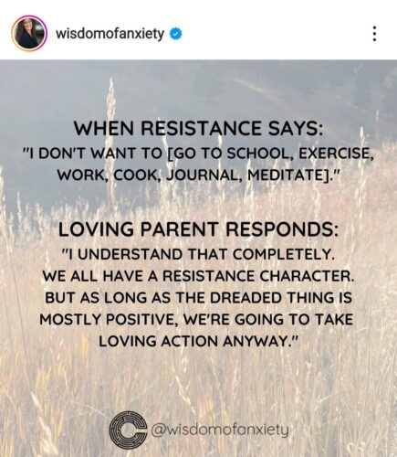 resistance wisdom of anxiety