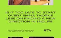 midlife transition or crossroads podcast with emma thorne lees and sandra laurie menopause or koneki coach