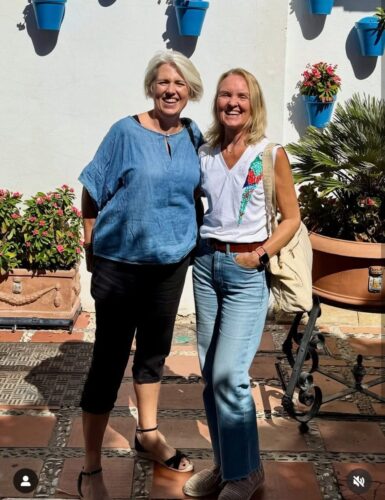 Emma Thorne Lees and Louise Hazleden Sober Socials Costa del Sol